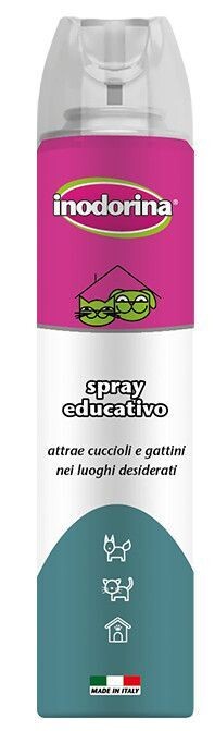Inodorina Attrattivo Educativo Spray per Cuccioli di Cane e Gattini 300ml