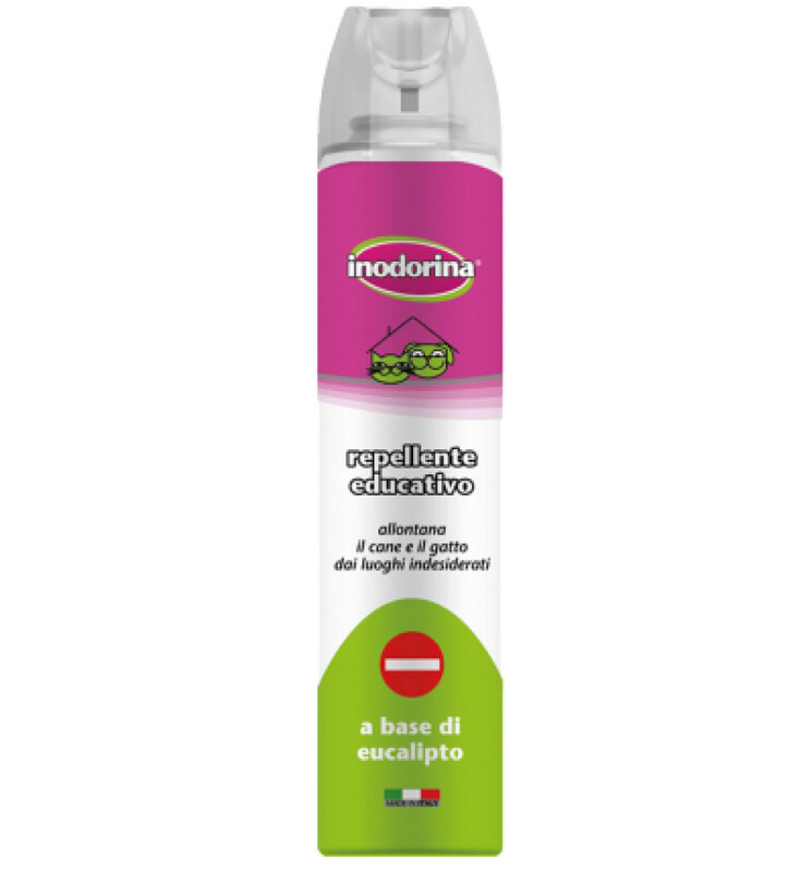 Inodorina Repellente Educativo per Cani e Gatti per Interni ed Esterni 300 ml