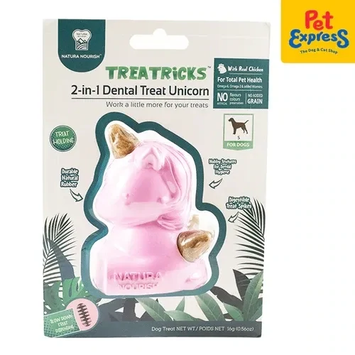 Natura Nourish Gioco per Cani Dispenser Porta Snack Unicorno