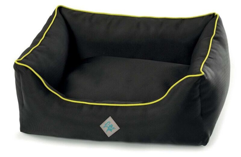 Leopet Rodi Black Waterproof Cuccia Morbida per Cani Idrorepellente Sfoderabile