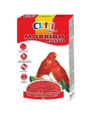 Cliffi Morbido Rosso Pastoncino morbido per canarini rossi ornamentali 300 g