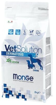 Monge VetSolution Dermatosis Cane Crocchette per Cani con Dermatiti 2 kg