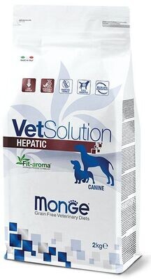 Monge VetSolution Hepatic Crocchette per Cani con Problemi Epatici 2 kg