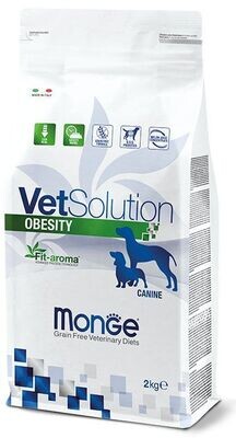Monge VetSolution Obesity Crocchette per Cani per la Riduzione del Peso 2 kg