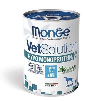 Monge VetSolution Hypo Monoprotein Tonno Umido per cani 400g