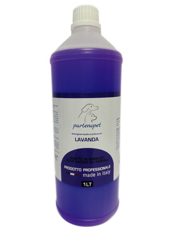 Partenopet Detegente Concentrato Elimina Odori per Tutte le Superifici Specifico per Ambienti con Animali alla Lavanda