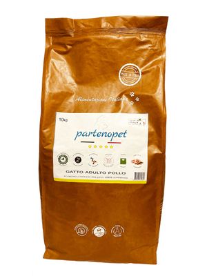 Partenopet Adult Cat Pollo Crocchette per Gatti Adulti 100% Naturali 10 kg