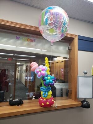 Balloon Floral Bouquet