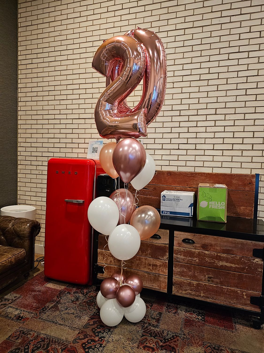 Helium Bouquet Birthday Digits