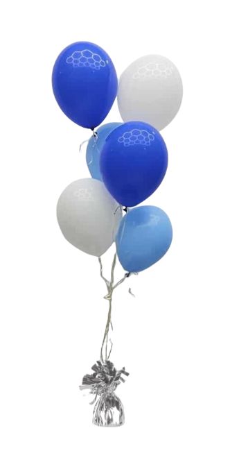 Helium Bouquet 6 with single base