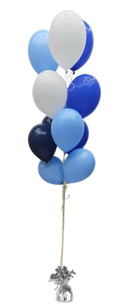 Helium Bouquet 12 with single base