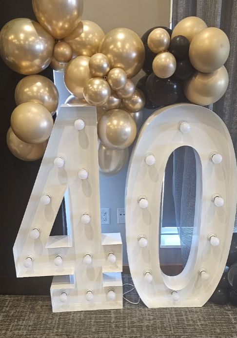 Light Up Number Marquee #0