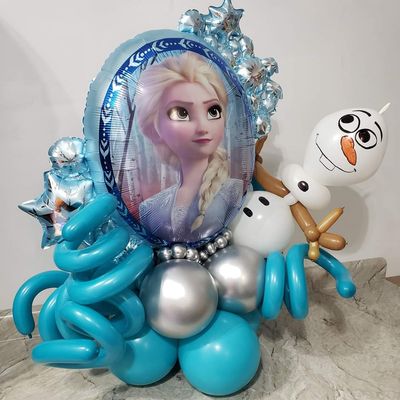 Tabletop Balloon Display - Frozen Theme Tabletop Balloon Display - Frozen Theme