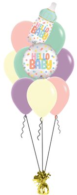 Large Helium Bouquet with single base