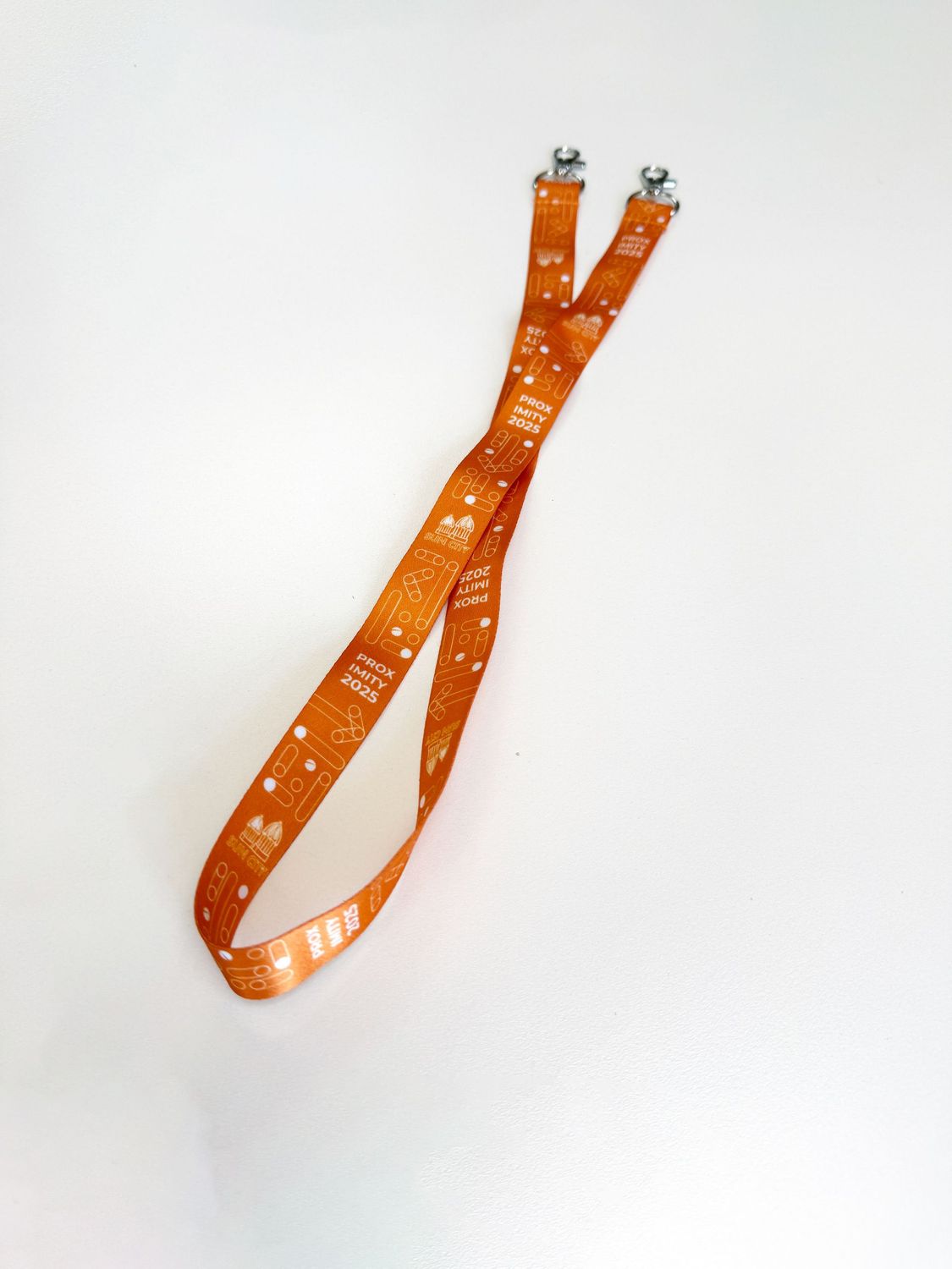 Orange Proximity 2025 Lanyard