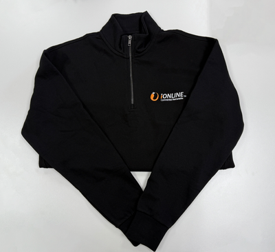 Quarter Zip - Black - XXL