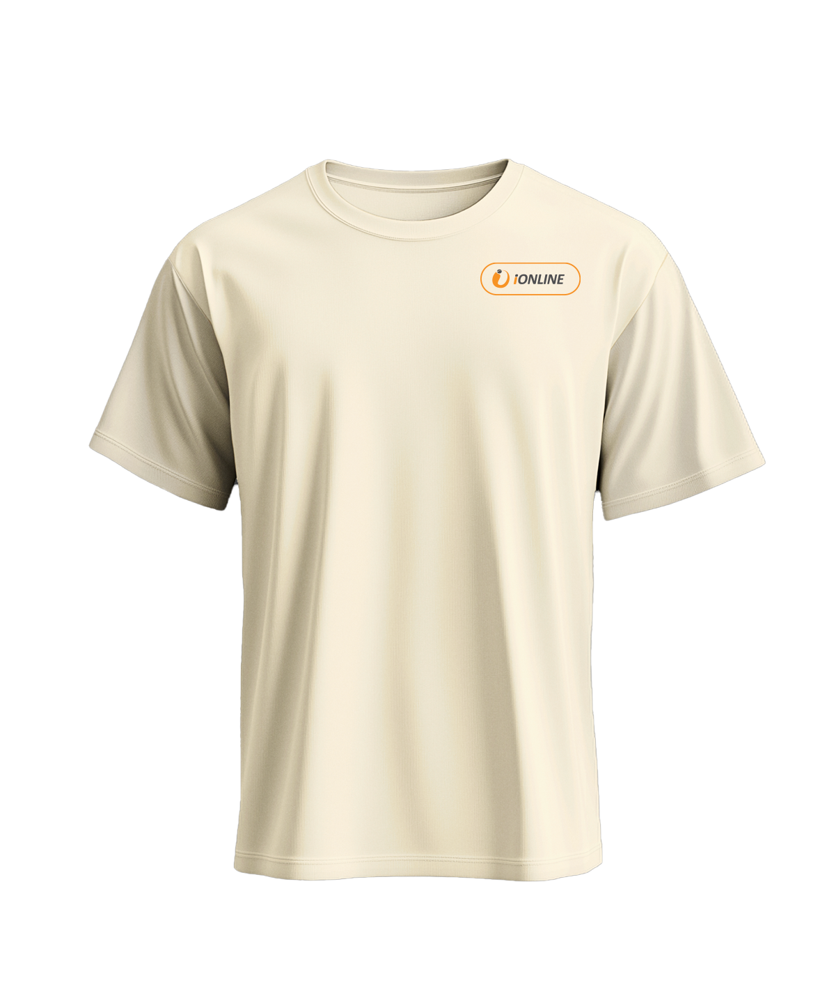 Mens T-Shirt Beige​ M (SlimFit)