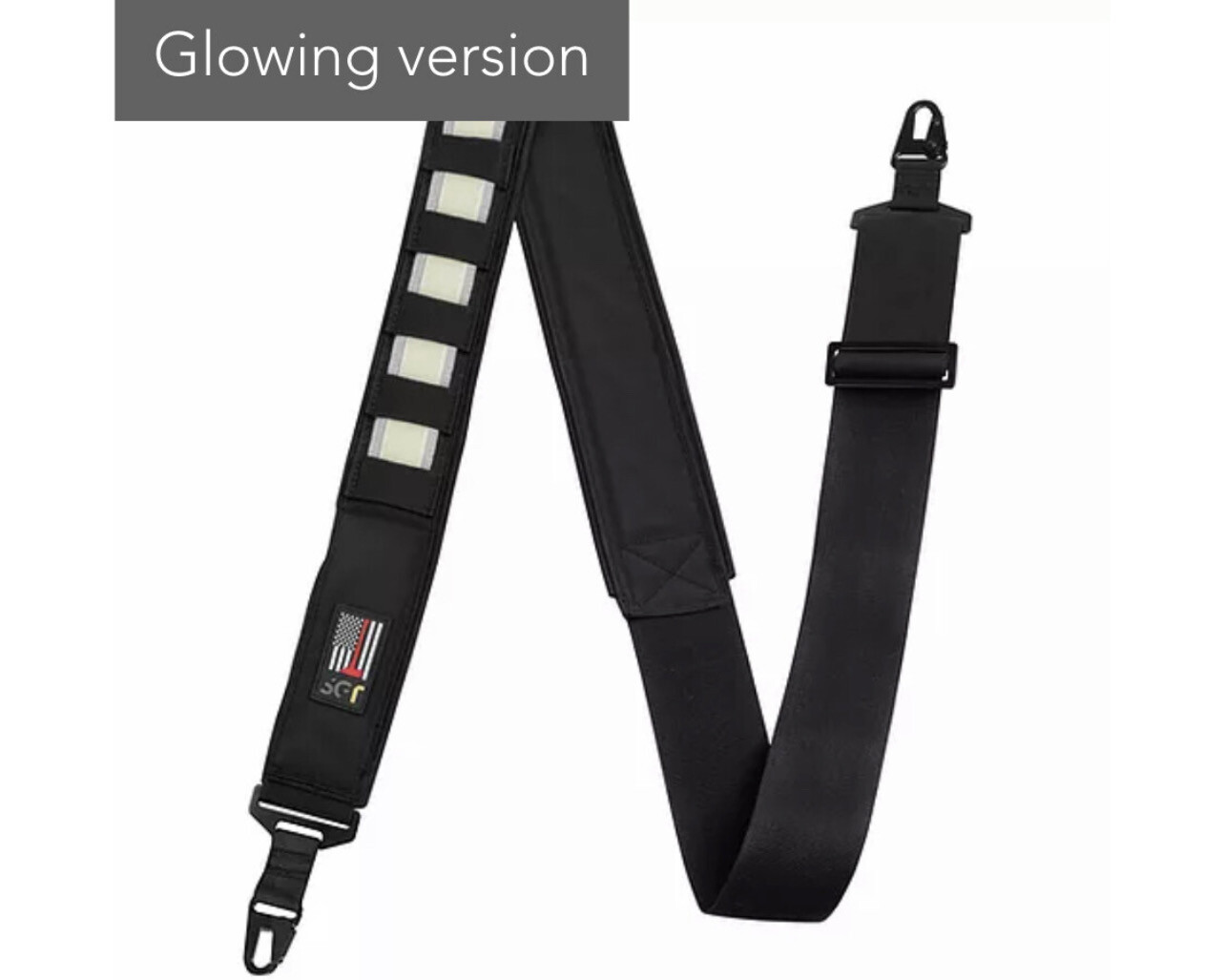  Luman SGT Radio Strap & Carabiner Keeper Set (Glowing Strip Version)