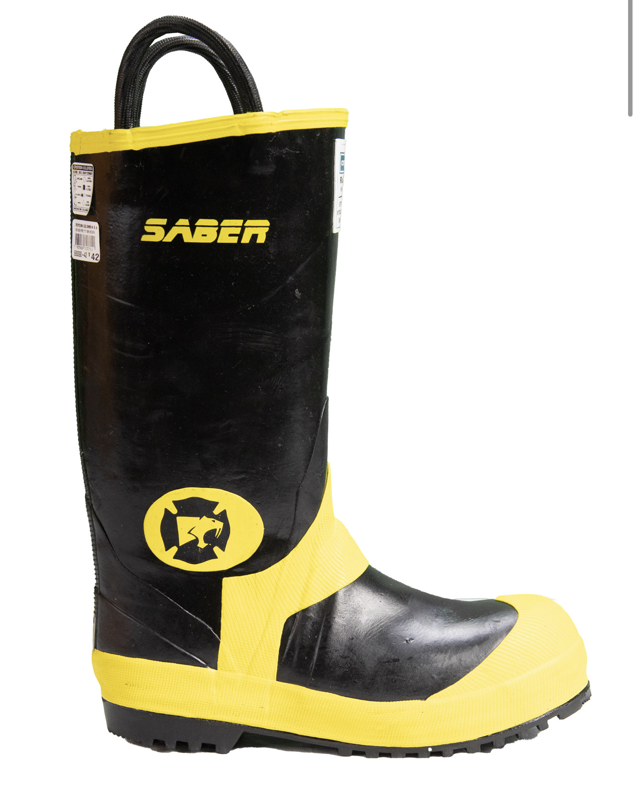 Saber Rubber Firefighter Structural Boot