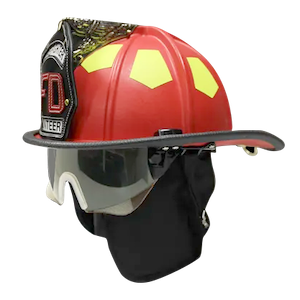 Bullard Lightweight Traditional Structural Fire Helmet, Red