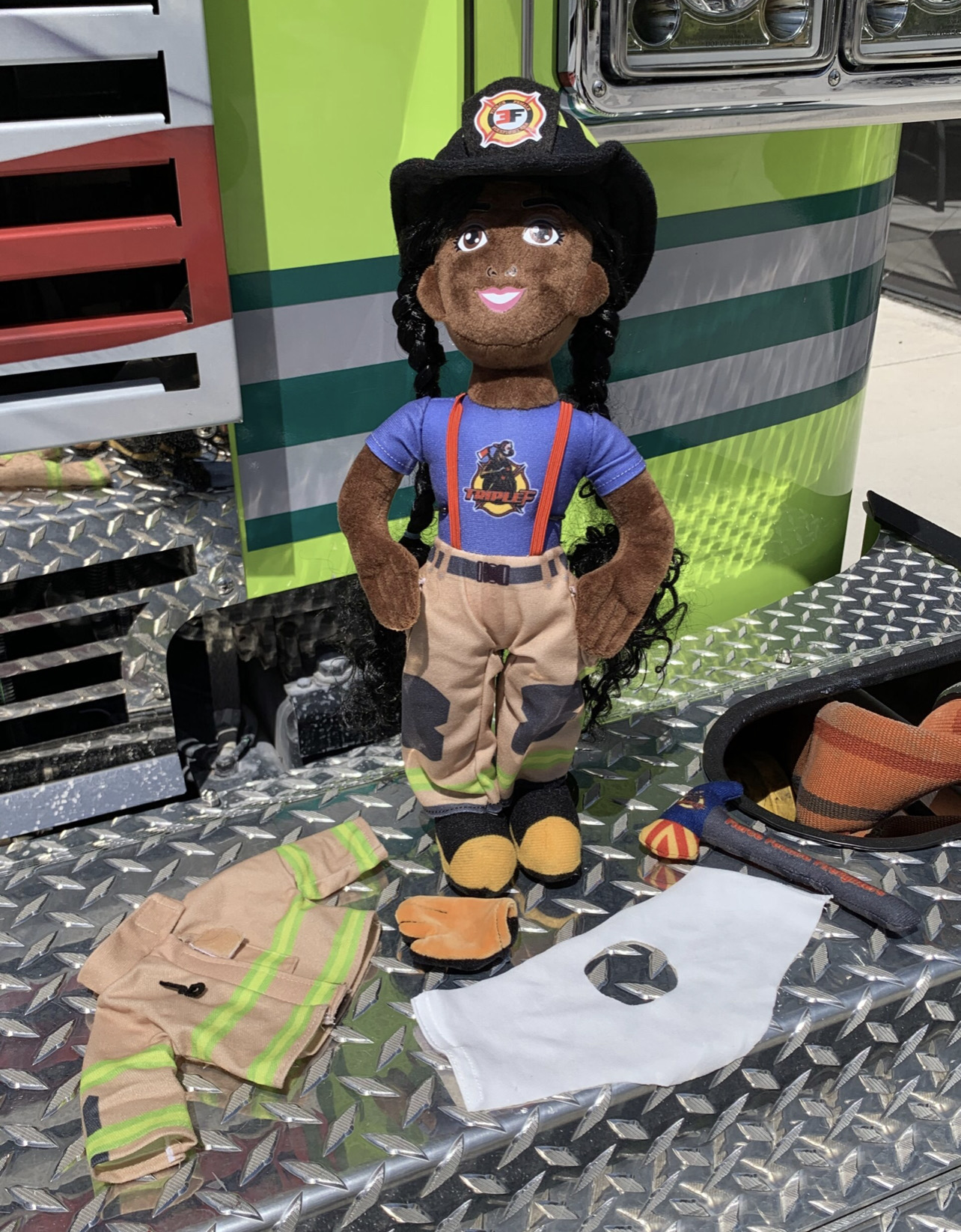 Female Firefighter Plush Doll (Molly)