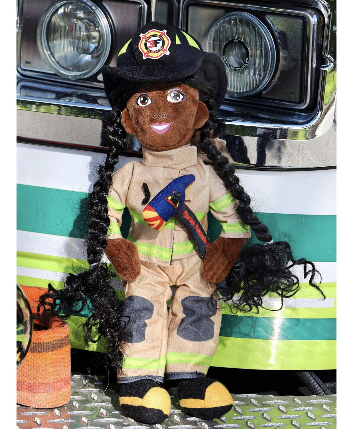 Female Firefighter Plush Doll (Molly)