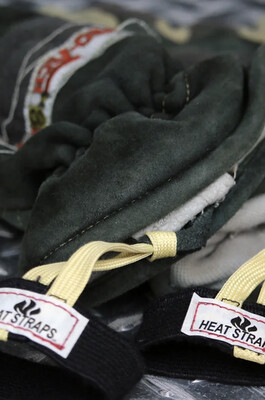 HEAT STRAPS FIRE RESISTANT FIREFIGHTER WRIST STRAPS, 1 PAIR HEAT STRAPS FIRE RESISTANT FIREFIGHTER WRIST STRAPS, 1 PAIR