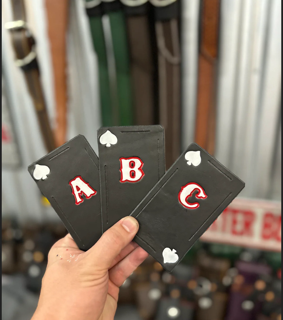 Leather A/B/C SHIFT HELMET CARD