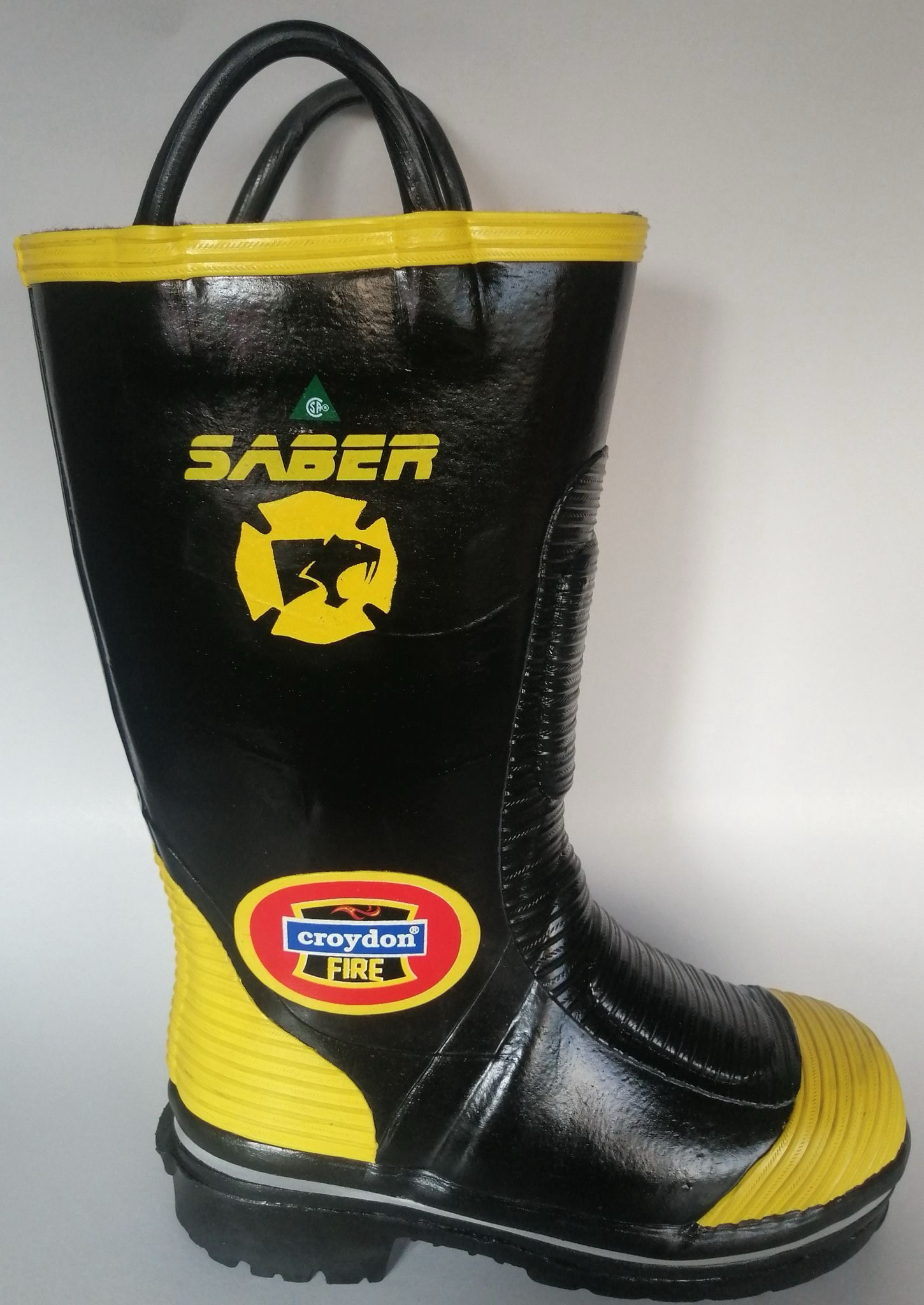 Saber II Rubber Firefighter Structural Boot