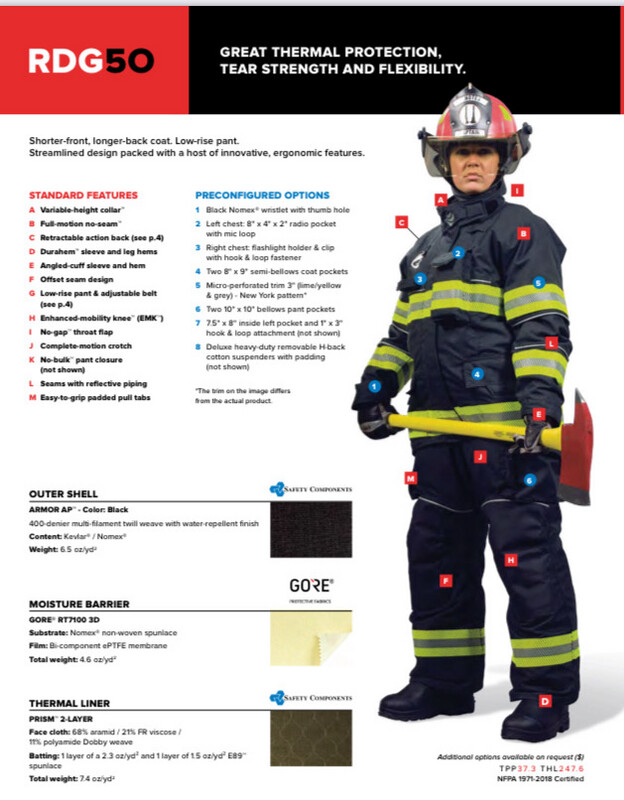 Bunker Gear | Turnout Gear INNOTEX® RDG50 Bunker Gear | Turnout Gear INNOTEX® RDG50