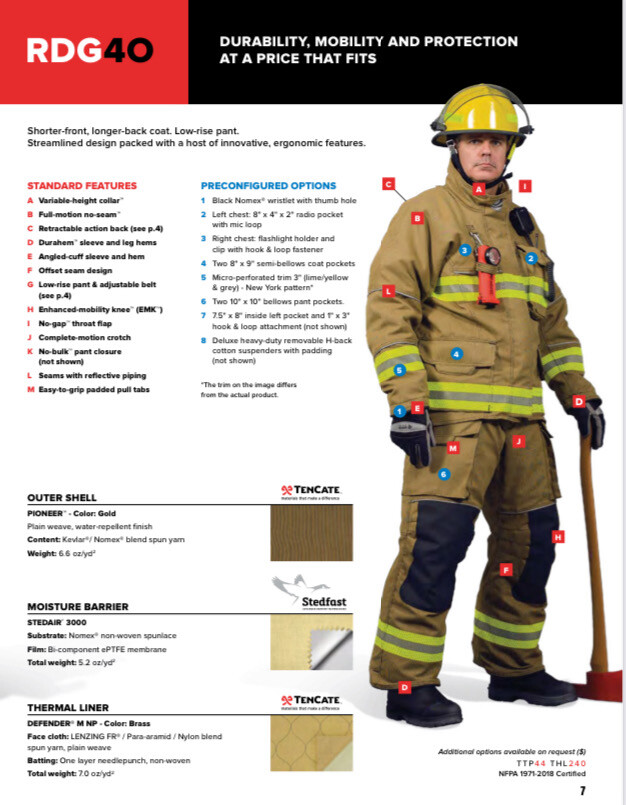 Bunker Gear | Turnout Gear INNOTEX® RDG40