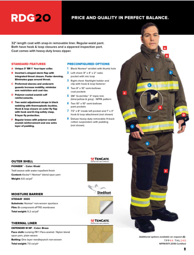 Bunker Gear | Turnout Gear INNOTEX® RDG20