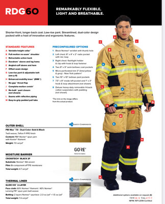 Bunker Gear | Turnout Gear INNOTEX® RDG60 Bunker Gear | Turnout Gear INNOTEX® RDG60