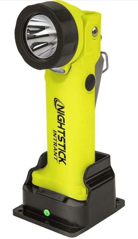 XPR-5568GX Nightstick Intrant Rechargeable Instrinsically Safe Permissible Dual-Light Angle Light (Green)