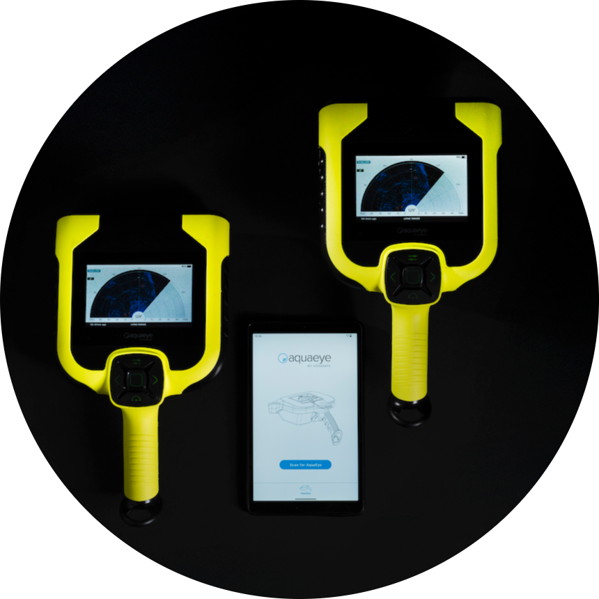  AQUAEYE PRO Handheld Sonar Body Locating Device