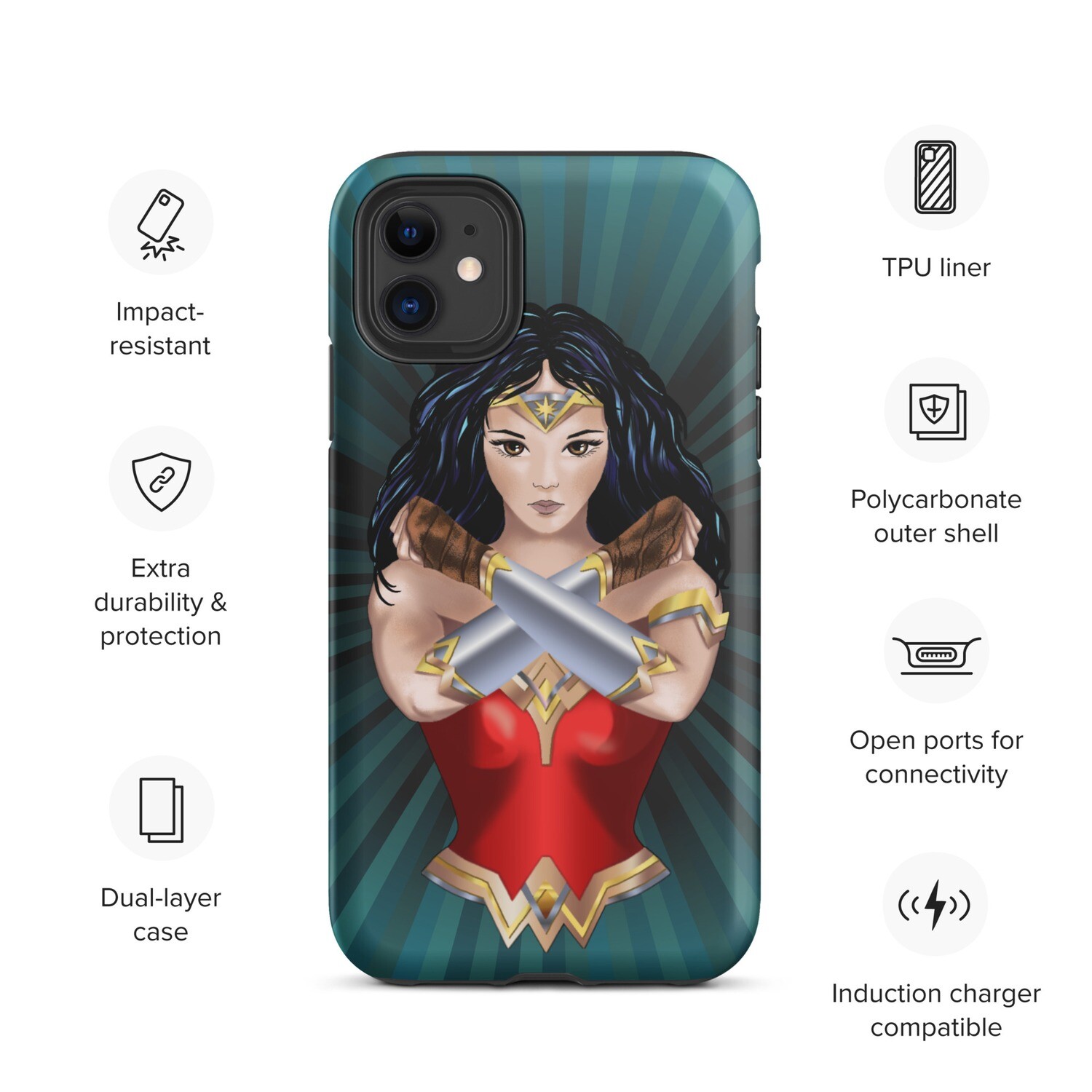 Funda iPhone Wonder Woman