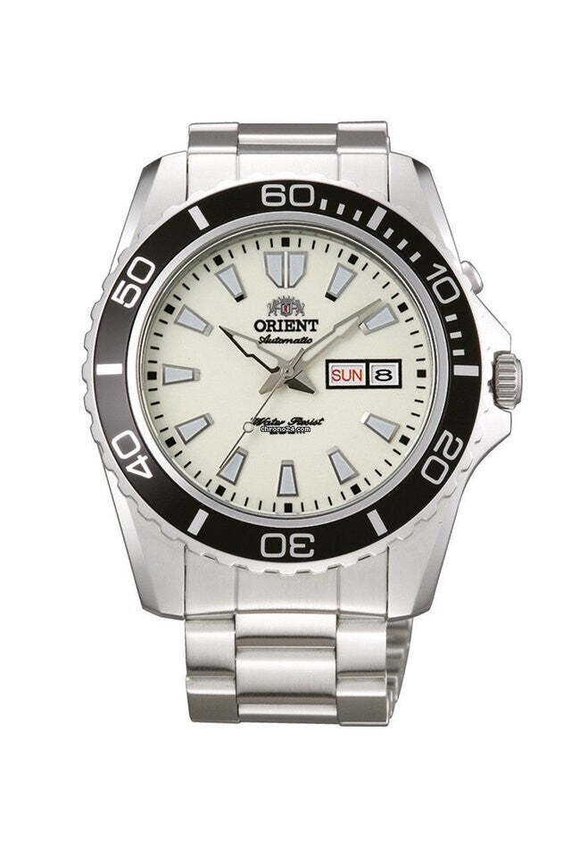 Pre-Owned ORIENT Mechanical Sports Watch, Metal Strap - 44.5mm EM75005R