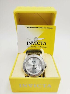 Invicta Men's Watch Pro Diver Collection 45mm Times Square Green Ostrich Band