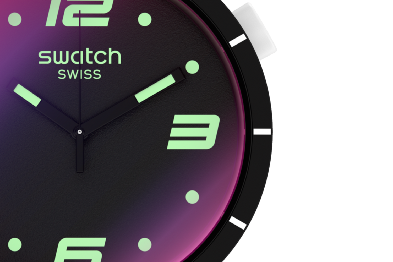 Swatch Futuristic Black Quartz Men's Watch SO27B119