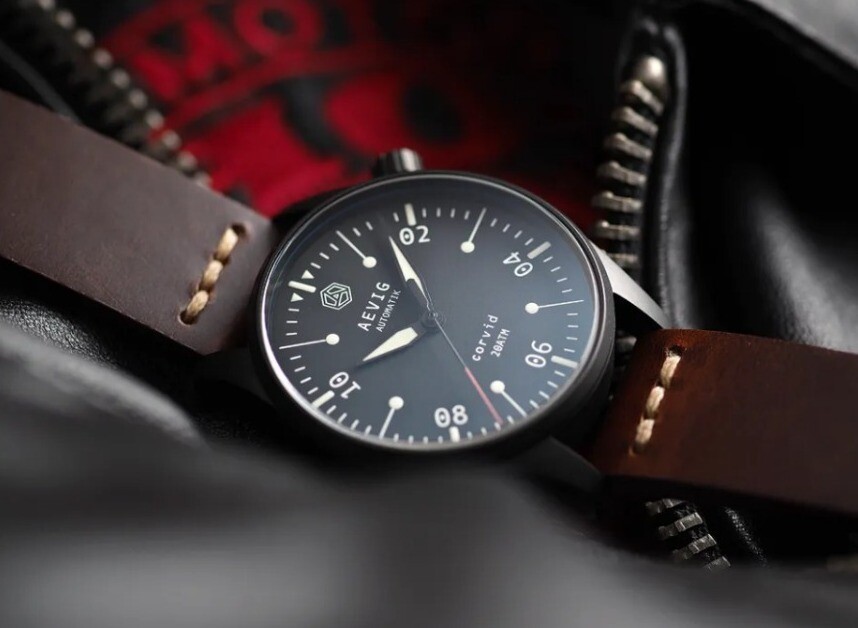 Aevig's Corvid Automatic Field Watch for men
