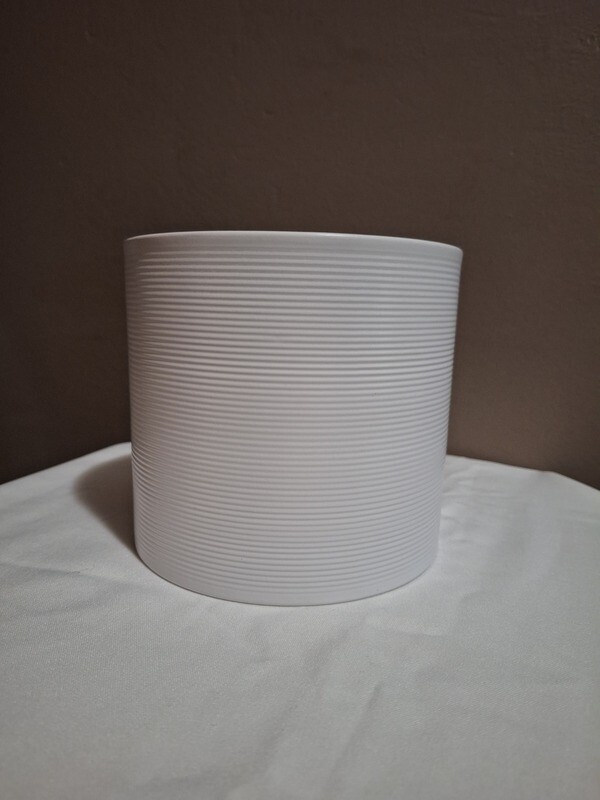 16cm Ceramic Pot Cover - Panna Lines