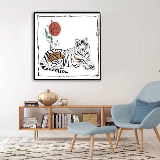 Animals - Colour Line Drawing (2 Examples)