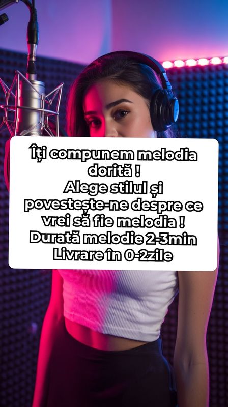 Melodie personalizată - plata in avans