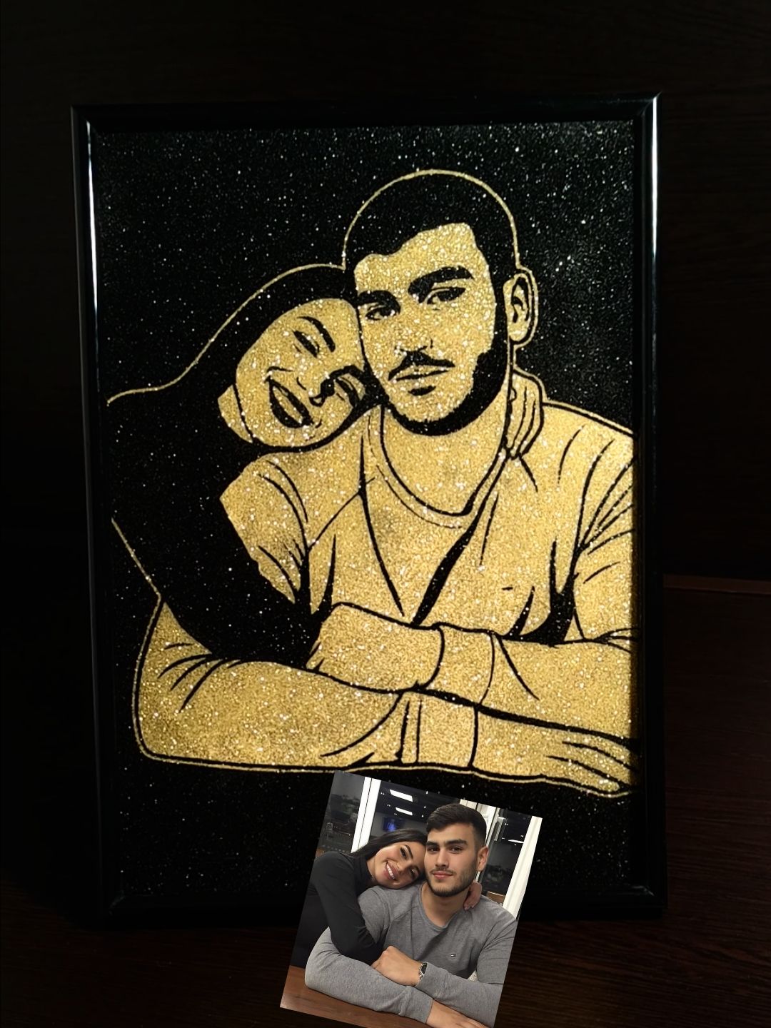 Tablou glitter - ( AJUNGE PE 18-19 DECEMBRIE )