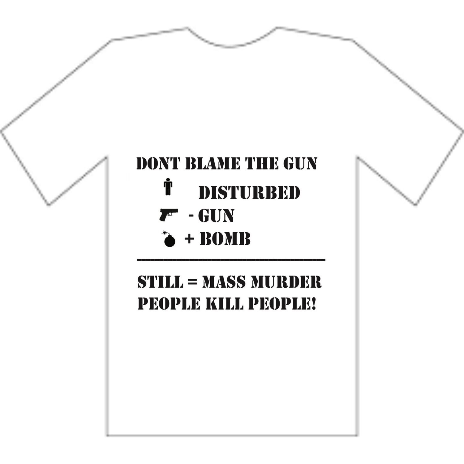 Gun Equation Tee Shirt