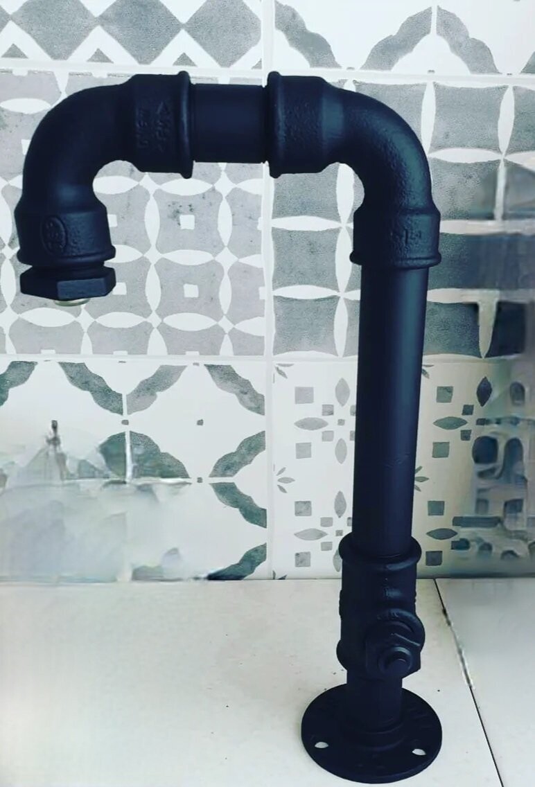 (Oregon) 12v switch operated tall cast iron square top tap
