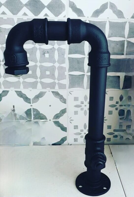 (Oregon) 12v switch operated tall cast iron square top tap