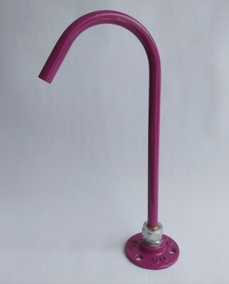 (South Dakota) 12mm Foot pump operated copper tap with 12mm tail