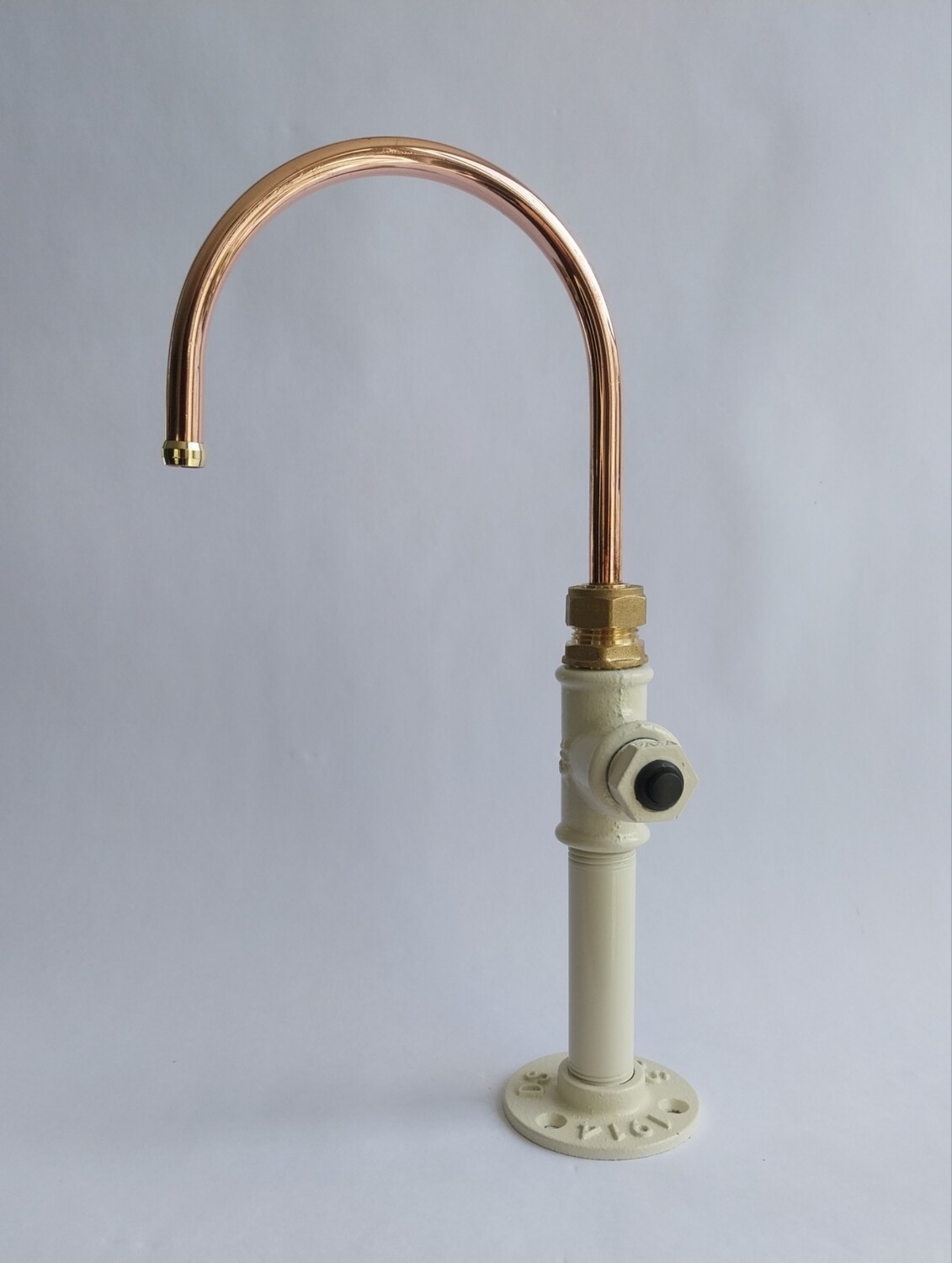 (Texas) 12v switch operated copper & tall cast iron tap 10mm spout