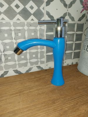 Retro light Weight Blue plastic tap (Single feed)